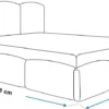 90x200 Łóżko tapicerowane z pojemnikiem 90x200 cm Comfort butelkowa zieleń