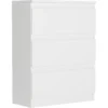 Biała komoda z szufladami 70 cm do salonu EVO Biała komoda z szufladami 70 cm do salonu EVO