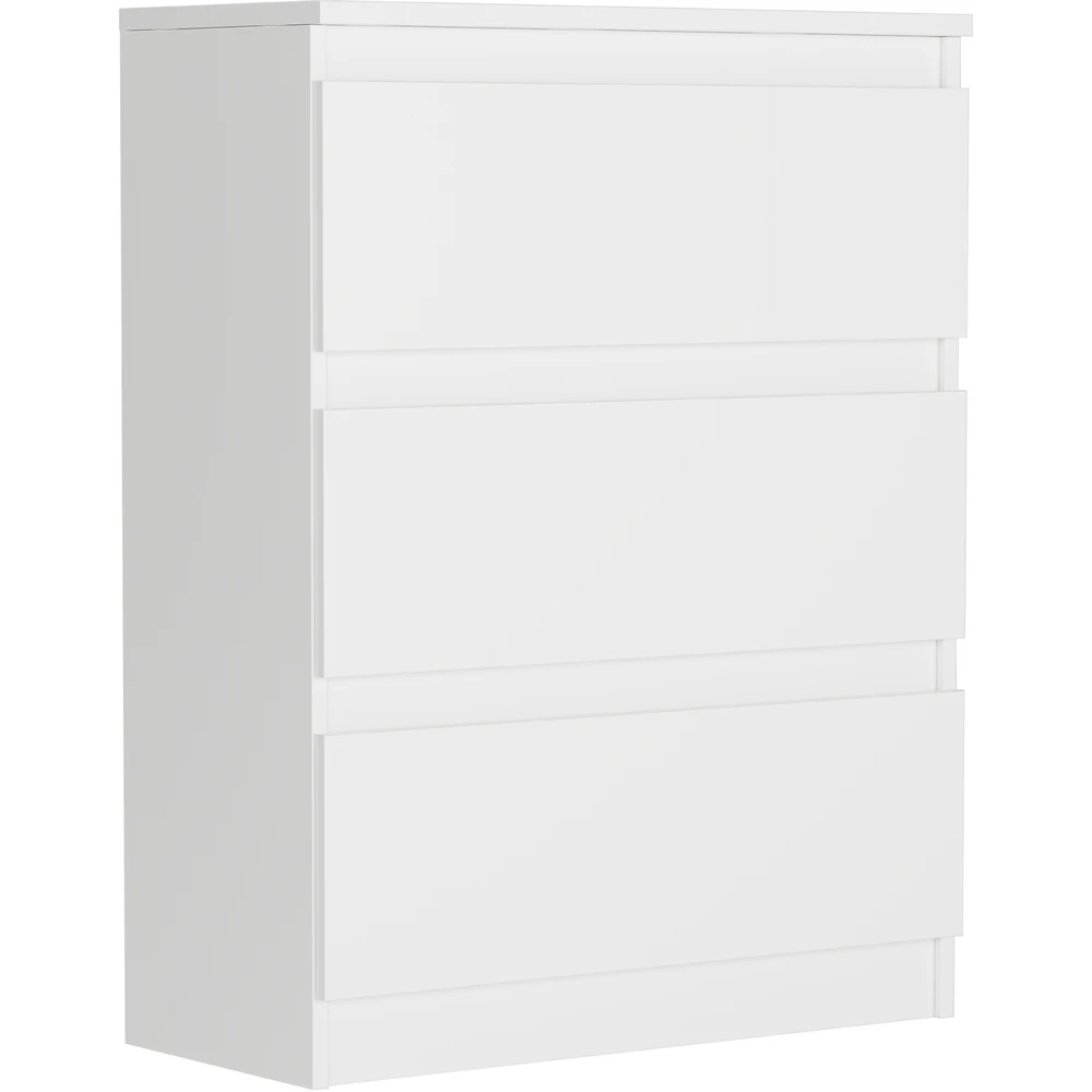 Biała komoda z szufladami 70 cm do salonu EVO Biała komoda z szufladami 70 cm do salonu EVO