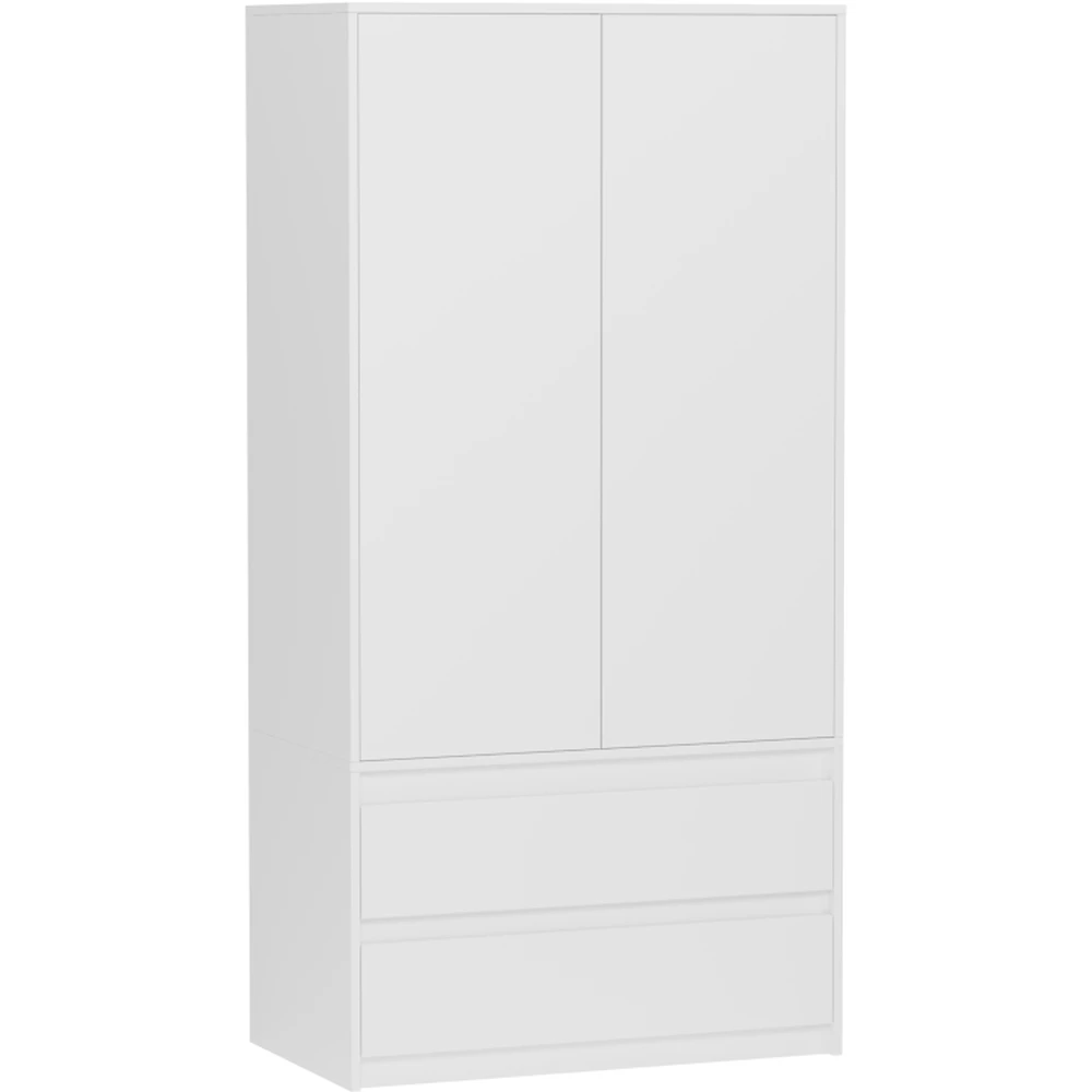 Biała szafa uchylna 90 cm z szufladami i półkami EVO Biała szafa uchylna 90 cm z szufladami i półkami EVO