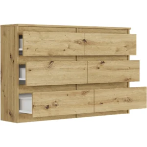 Komoda 120 cm z szufladami do nowoczesnego salonu EVO Komoda 120 cm z szufladami do nowoczesnego salonu EVO