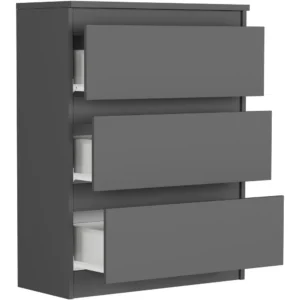Komoda z szufladami 70 cm do salonu EVO antracyt Komoda z szufladami 70 cm do salonu EVO antracyt