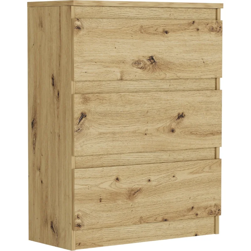 Komoda z szufladami 70 cm do salonu EVO dąb artisan Komoda z szufladami 70 cm do salonu EVO dąb artisan