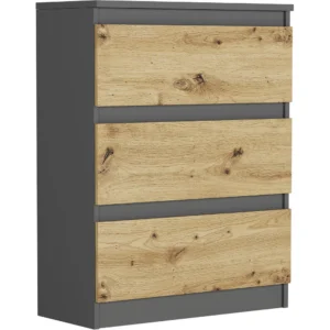 Loftowa komoda z szufladami 70 cm do salonu EVO Loftowa komoda z szufladami 70 cm do salonu EVO
