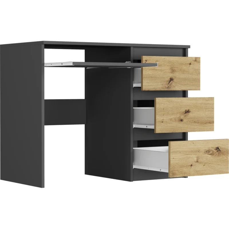 Loftowe biurko z szufladami 96 cm EVO Loftowe biurko z szufladami 96 cm EVO