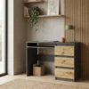 Loftowe biurko z szufladami 96 cm EVO Loftowe biurko z szufladami 96 cm EVO