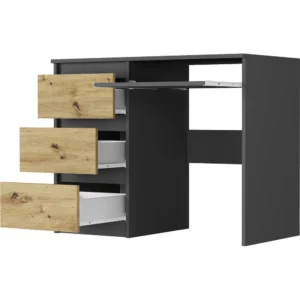 Loftowe biurko z szufladami 96 cm EVO dąb artisan Loftowe biurko z szufladami 96 cm EVO dąb artisan
