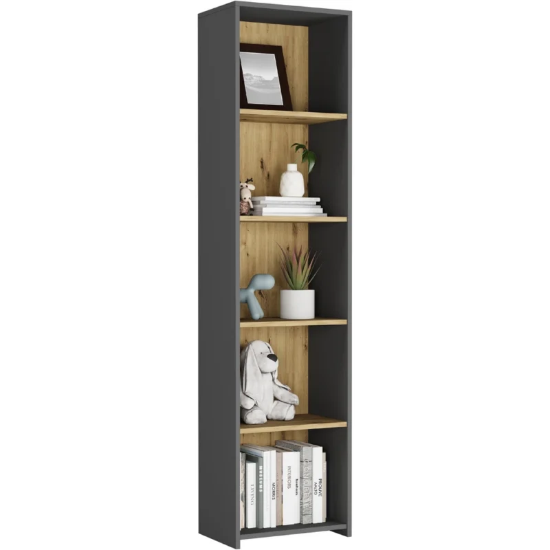 Loftowy regał na książki 40 cm do salonu EVO Loftowy regał na książki 40 cm do salonu EVO