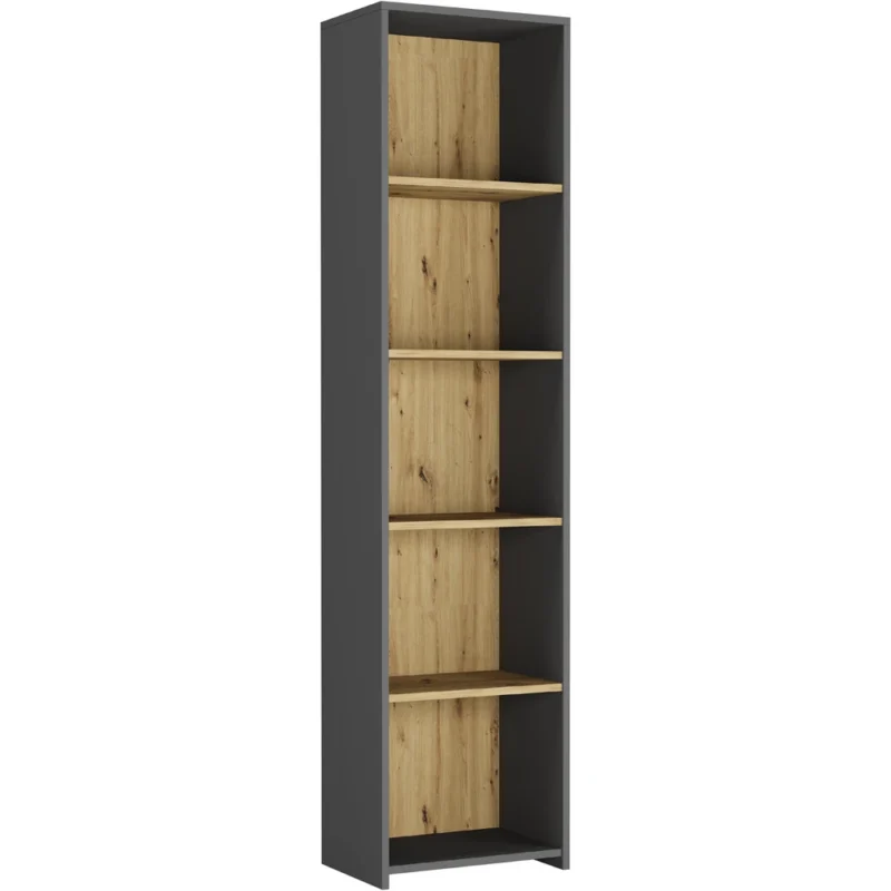 Loftowy regał na książki 40 cm do salonu EVO Loftowy regał na książki 40 cm do salonu EVO