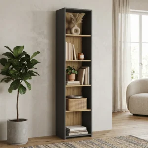Loftowy regał na książki 40 cm do salonu EVO Loftowy regał na książki 40 cm do salonu EVO