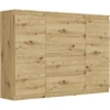 Nowoczesna dwudrzwiowa komoda 140 cm z szufladami EVO dąb artisan Nowoczesna dwudrzwiowa komoda 140 cm z szufladami EVO dąb artisan