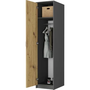 Nowoczesna szafa uchylna 42 cm z drążkiem EVO Nowoczesna szafa uchylna 42 cm z drążkiem EVO
