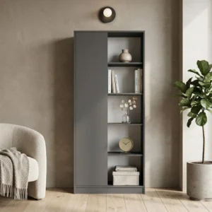 Nowoczesny regał na książki 80 cm do salonu EVO Nowoczesny regał na książki 80 cm do salonu EVO