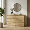Pojemna nowoczesna komoda 140 cm z szufladami EVO dąb artisan Pojemna nowoczesna komoda 140 cm z szufladami EVO dąb artisan