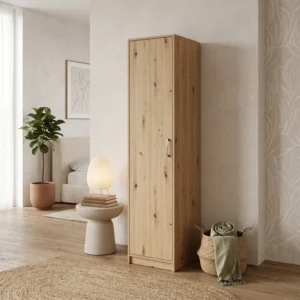 Szafa uchylna 42 cm z półkami i drążkiem EVO dąb artisan Szafa uchylna 42 cm z półkami i drążkiem EVO dąb artisan
