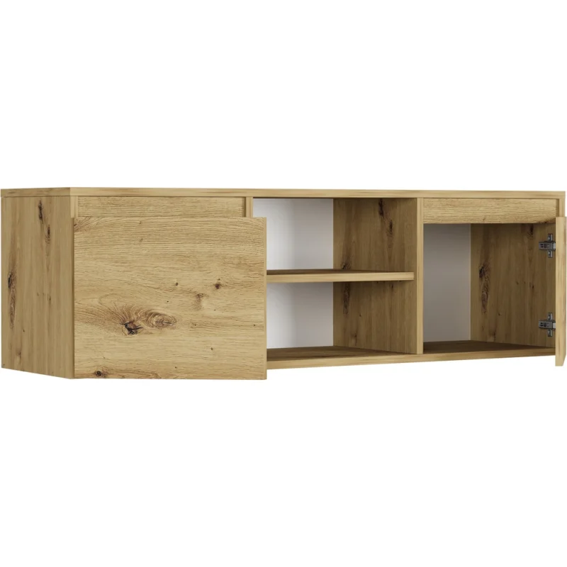 Nowoczesna szafka RTV stojąca 120 cm pod telewizor EVO dąb artisan Nowoczesna szafka RTV stojąca 120 cm pod telewizor EVO dąb artisan