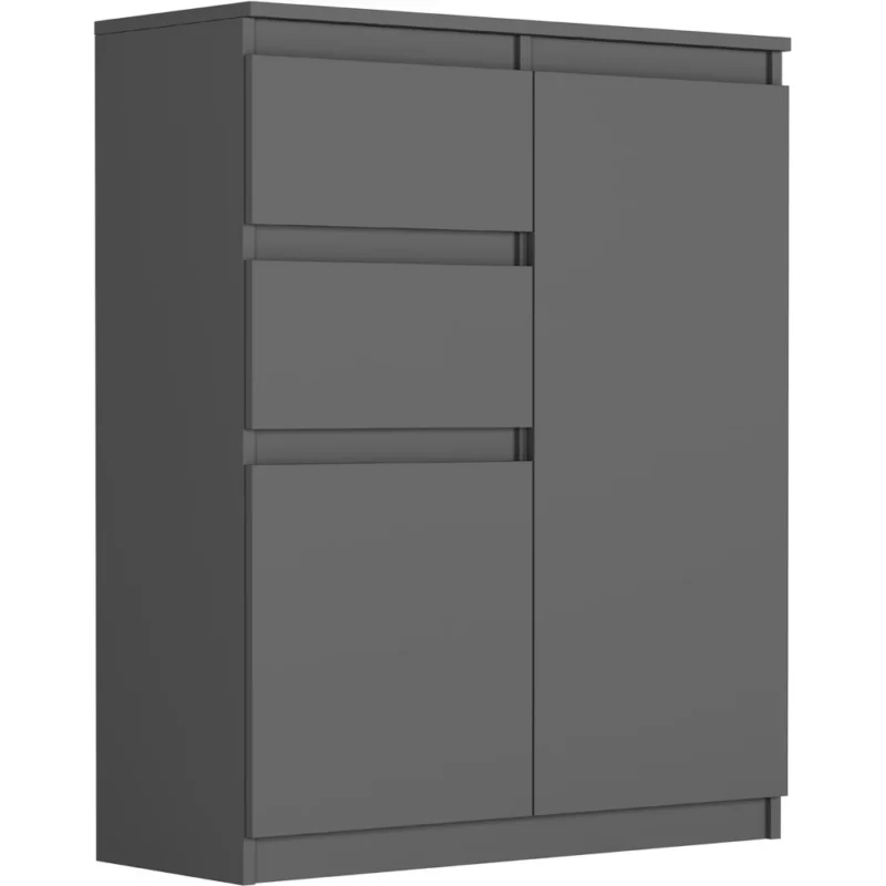 Wysoka komoda z szufladami 80 cm i drzwiami EVO Wysoka komoda z szufladami 80 cm i drzwiami EVO