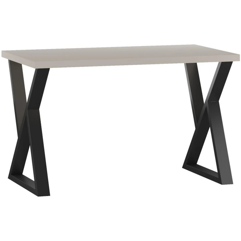 Stół 128x67 cm na metalowych nóżkach RAW kaszmir