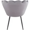 Fotel muszelka do salonu welurowy SHELL Fotel muszelka do salonu welurowy SHELL