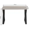 Stół 128x67 cm na metalowych nóżkach RAW kaszmir Stół 128x67 cm na metalowych nóżkach RAW kaszmir