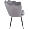 Fotel muszelka do salonu welurowy SHELL Fotel muszelka do salonu welurowy SHELL