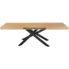 Industrialny stół rozkładany 160-240x90 cm na metalowych nóżkach FIX dąb naturalny Industrialny stół rozkładany 160-240x90 cm na metalowych nóżkach FIX dąb naturalny