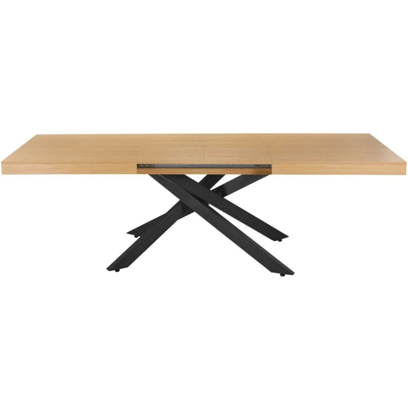 Industrialny stół rozkładany 160-240x90 cm na metalowych nóżkach FIX dąb naturalny Industrialny stół rozkładany 160-240x90 cm na metalowych nóżkach FIX dąb naturalny