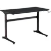 Biurko gamingowe 120 cm GAME czarne z uchwytem na kubek Biurko gamingowe 120 cm GAME czarne z uchwytem na kubek