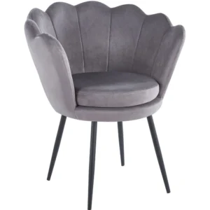 Fotel muszelka do salonu welurowy SHELL Fotel muszelka do salonu welurowy SHELL