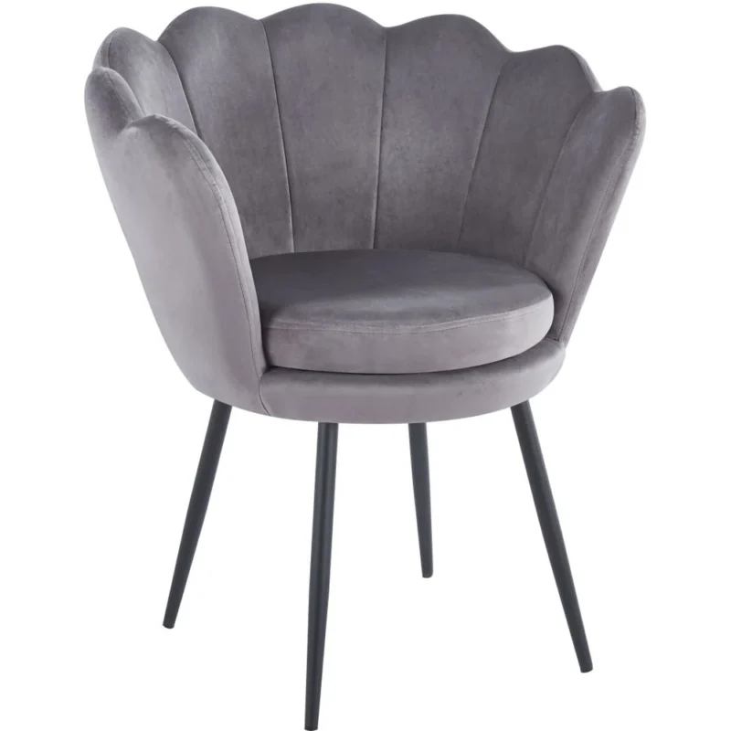 Fotel muszelka do salonu welurowy SHELL Fotel muszelka do salonu welurowy SHELL