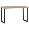 Stół 128x67 cm na metalowych nóżkach w kształcie U RAW dąb craft złoty Stół 128x67 cm na metalowych nóżkach w kształcie U RAW dąb craft złoty