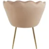 Fotel muszelka do salonu welurowy SHELL glamour Fotel muszelka do salonu welurowy SHELL glamour