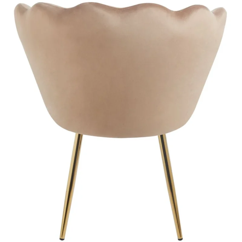Fotel muszelka do salonu welurowy SHELL glamour Fotel muszelka do salonu welurowy SHELL glamour