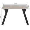 Stół 128x67 cm na metalowych nóżkach w kształcie Y RAW dąb craft złoty Stół 128x67 cm na metalowych nóżkach w kształcie Y RAW dąb craft złoty