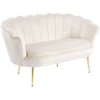 Sofa glamour do salonu MOKKA beżowy welur Sofa glamour do salonu MOKKA beżowy welur