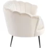 Sofa glamour do salonu MOKKA beżowy welur Sofa glamour do salonu MOKKA beżowy welur
