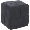 Pufa kwadratowa kostka CUBE czarny szenil Pufa kwadratowa kostka CUBE czarny szenil