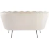 Sofa glamour do salonu MOKKA beżowy welur Sofa glamour do salonu MOKKA beżowy welur