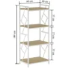 Niski regał na książki 60 cm do salonu COBLE dąb naturalny + czarny Niski regał na książki 60 cm do salonu COBLE dąb naturalny + czarny