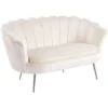 Sofa glamour do salonu MOKKA beżowy welur Sofa glamour do salonu MOKKA beżowy welur