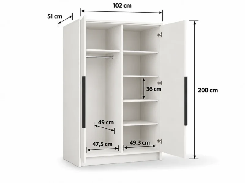 ChatGPT Image 24 wrz 2026, 17_23_42 Dwudrzwiowa szafa uchylna 102 cm Palermo Czarna