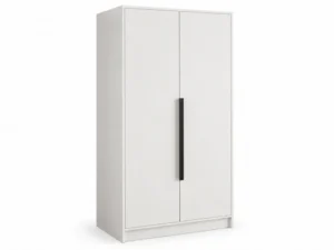 Dwudrzwiowa szafa uchylna 102 cm Palermo Biała