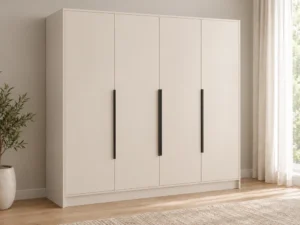 Szafa uchylna 200 cm czterodrzwiowa Palermo Kaszmir