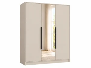 Szafa uchylna z lustrem trzydrzwiowa 150 cm Lumo Kaszmir