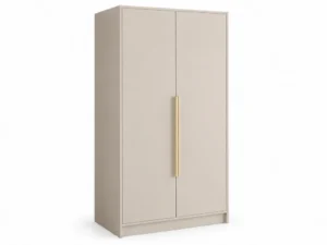 Dwudrzwiowa szafa uchylna 102 cm Palermo Kaszmir złote uchwyty